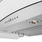 36 In. Crownsound™ Ducted Vent Wall Mount Range Hood In Stainless Steel And Glass With Built-in Bluetooth Speakers