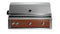 42" Professional Built In Grill With 1 Trident Infrared Burner And 2 Ceramic Burners And Rotisserie