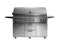 54” Professional Freestanding Grill With 1 Trident Infrared Burner And 3 Ceramic Burners And Rotisserie