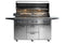 54” Professional Freestanding Grill With 1 Trident Infrared Burner And 3 Ceramic Burners And Rotisserie