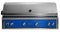 54” Professional Built-in Grill With 1 Trident Infrared Burner And 3 Ceramic Burners And Rotisserie
