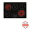 30 Inch Electric Cooktop With 5 Burners - Black Ceramic