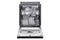 24 Inch Wide Quadwash™ Front Control Dishwasher - Stainless Steel