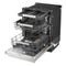 24 Inch Smart Top Control Dishwasher With Flushfit Design, 1-hour Wash & Dry, Blastzone™, Quadwash® Pro, Truesteam® And Dynamic Heat Dry™ W/autovent Dry™