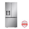 20 Cu. Ft. 3-door French Door, Counter-depth Max™ Refrigerator With Hybrid Handles