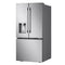 20 Cu. Ft. 3-door French Door, Counter-depth Max™ Refrigerator With Hybrid Handles