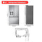 24 Cu. Ft. Counter-depth Max™ With Zero Clearance™ 3-door French Door Refrigerator