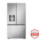 24 Cu. Ft. Counter-depth Max™ With Zero Clearance™ 3-door French Door Refrigerator With Dual Ice Makers And Craft Ice™