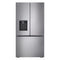 26 Cu. Ft. Counter Depth Max 3-door French Door Refrigerator With Ice And Water Dispenser