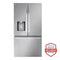 31 Cu. Ft. Standard Depth, 3-door French Door Refrigerator With Tall Ice & Water Dispenser