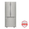 22 Cu. Ft. 30 Inch Wide French Door Refrigerator - Stainless Steel