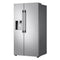 27 Cu. Ft. Smart Side-by-side Refrigerator With Smooth Touch Ice & Water Dispenser