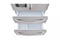 28 Cu. Ft. 4-door French Door, Standard Depth, Ice & Water, Double Freezer, Stainless Steel