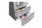 28 Cu. Ft. 4-door French Door, Standard Depth, Ice & Water, Double Freezer, Stainless Steel