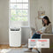 7,300 Btu (sacc) / 11,000 Btu (ashrae) Portable Air Conditioner | Cools Up To 300 Sq. Ft.