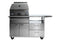 30" Napoli Outdoor Oven On Mobile Kitchen Cart