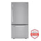 26 Cu. Ft. 33 Inch Wide Bottom Freezer Refrigerator - Stainless Steel