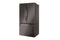 36" Wide, 27 Cu Ft. 3 Door French Door, C/depth Refrigerator With Internal Water Dispenser, Printproof Black Stainless Steel