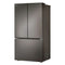 36" Wide, 27 Cu Ft. 3 Door French Door, Pocket Handle, C/depth Refrigerator With Internal Water Dispenser, Printproof Black Stainless Steel
