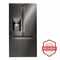 28 Cu. Ft. 3 Door French Door, Standard Depth, Ice And Water With Single Ice