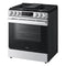 5.8 Cu.ft. Smart Gas Single Oven Slide-in Range, Air Fry, Fan Convection, Easyclean®, Self Clean, Thinq®, Printproof® Stainless Steel - New Handle