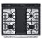 6.3 Cu Ft. Smart Gas Slide-in Range Probake Convection® Instaview®, And Air Fry
