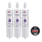 6 Month / 300 Gallon Capacity Replacement Refrigerator Water Filter 3-pack