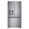 24 Cu. Ft. Counter-depth Max™ With Zero Clearance™ 3-door French Door Refrigerator