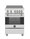 24 inch Induction Range, 4 Heating Zones, Electric Oven