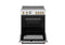 30 inch Induction Range, 4 Heating Zones, Electric Oven - Gold Accents