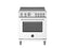 30 inch Induction Range, 4 Heating Zones, Electric Oven