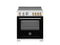 30 inch Induction Range, 4 Heating Zones, Electric Oven - Gold Accents