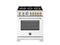 30 inch Dual Fuel, 5 Burners, Electric Oven - Gold Accents