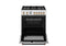 30 inch Dual Fuel, 5 Burners, Electric Oven - Gold Accents