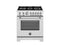 30 inch Dual Fuel, 5 Burners, Electric Oven