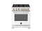 30 inch All Gas Range, 5 Burners - Gold Accents