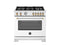 36 inch All Gas Range, 5 Burners - Gold Accents