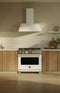 36 inch All Gas Range, 5 Burners - Gold Accents