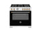 36 inch All Gas Range, 5 Burners - Gold Accents
