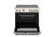 36 inch Induction Range, 5 Heating Zones, Electric Oven - Gold Accents