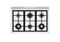 36 inch Dual Fuel Range, 6 Brass Burners and Cast Iron Griddle, Electric Self-Clean Oven