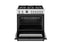 36 inch Dual Fuel Range, 6 Brass Burners and Cast Iron Griddle, Electric Self-Clean Oven