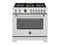 36 inch All Gas Range, 6 Brass Burners and Cast Iron Griddle