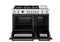 48 inch Dual Fuel Range, 6 Brass Burners and Griddle, Electric Self-Clean Oven