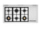 48 inch All Gas Range, 6 Brass Burner and Griddle