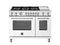 48 inch Dual Fuel Range, 6 Burners and Griddle, Electric Oven
