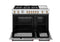 48 inch All Gas Range, 6 Burner and Griddle - Gold Accents