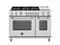48 inch All Gas Range, 6 Burner and Griddle
