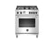 BERTAZZONI MAST304GASXV 30" Master Series range - Gas oven - 4 aluminum burners - Black knobs Stainless
