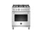 BERTAZZONI MAST305DFMXE 30" Master Series range - Electric oven - 5 aluminum burners Stainless